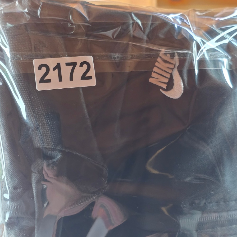 Nike Full Zip Fleece Hoodie Mens XL Black Raglan Sleeve Polyester Blend - Picture 8 of 10
